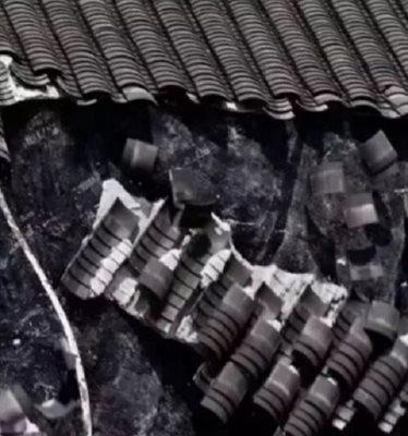 گرما سقف یک موزه تاریخی را ذوب کرد